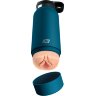 Мастурбатор-вагина в синей колбе F*ck Flask