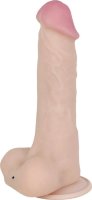 Телесный вибратор-реалистик NEOSKINUM - 21 см.
