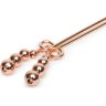 Золотистые зажимы для сосков и клитора All Sensation Nipple and Clitoral Chain