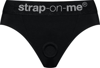 Черные трусики для насадок Heroine Lingerie Harness - size M