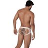 Белые трусы-джоки с ажурными вставками Urge Jockstrap