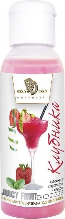 Интимный гель-смазка JUICY FRUIT с ароматом клубники - 50 мл.