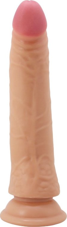 Телесный фаллоимитатор с эффектом скользящей кожи Kable - 21 см.