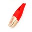 Красный мини-вибратор с раздвоенным кончиком - 12,3 см.  Цена 3 119 руб. - Красный мини-вибратор с раздвоенным кончиком - 12,3 см.
