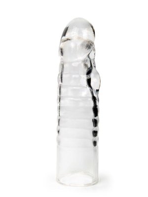 Прозрачная закрытая насадка на член - 15 см.  Цена 750 руб. Длина: 15 см. Диаметр: 3.5 см. Прозрачная насадка на пенис для увеличения длины и толщины полового члена. Поможет мужчине избавится от комплексов и почувствовать себя настоящим мачо, а его партнёрше подарит множество потрясающих эмоций и незабываемый оргазм. Ярко выраженная мягкая головка, рельефная поверхность счёт трения о стенки влагалища или ануса усилит возбуждение женщины. Интимный аксессуар изготовлен из эластичного материала. Хорошо мнётся и тянется. Прост в применении и уходе. Страна: Китай. Материал: термопластичная резина (TPR).