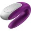 Фиолетовый вибромассажёр для пар Satisfyer Double Fun  Цена 10 042 руб. - Фиолетовый вибромассажёр для пар Satisfyer Double Fun