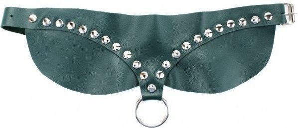 Изумрудный широкий ошейник Ladys Arsenal с заклепками