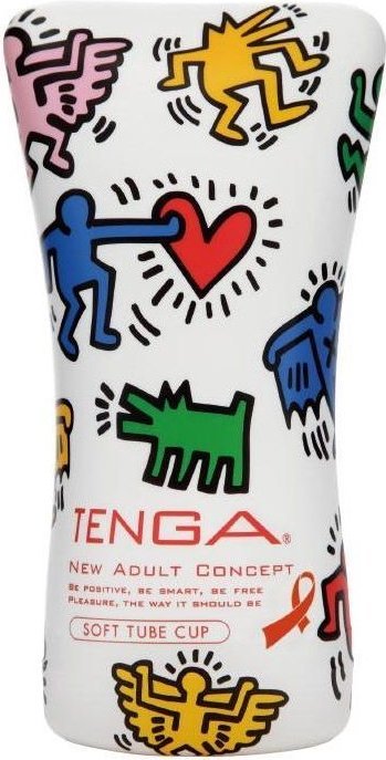 Мастурбатор-туба Keith Haring Soft Tube CUP