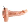 Вибромассажер-реалистик на присоске - 17 см.
