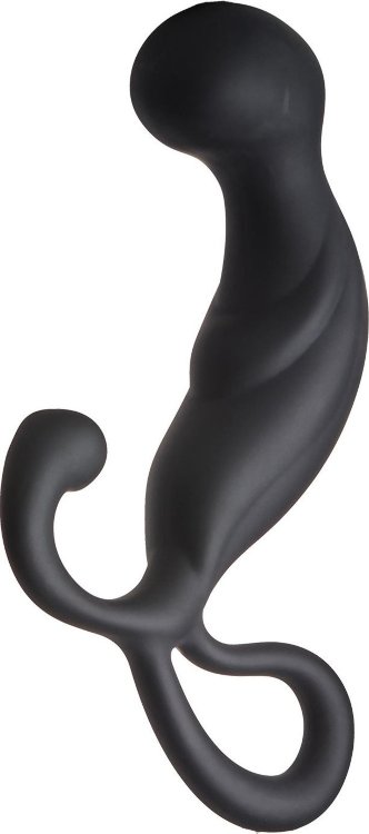 Черный массажер простаты Fantasstic Prostate Stimulator - 13,5 см.