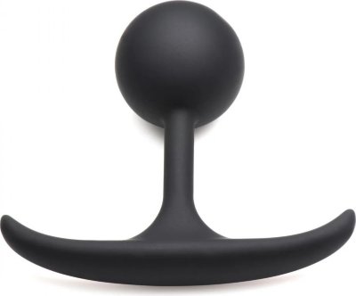 Черная анальная пробка с утяжелением Premium Silicone 3.9 Weighted Round Plug - 9,9 см. Длина: 9.9 см. Диаметр: 4.3 см. Наслаждайтесь утяжеленным центром анальной пробки Premium Silicone Weighted Round Plug, поскольку он создает дополнительное давление внутри вас, когда вы меняете положение! Позвольте гравитации усилить ваше удовольствие, пока пробка тянется вниз, и тренируйте мышцы сфинктера, чтобы удерживать ее на месте, не позволяя ей выскользнуть! В отличие от других игрушек, эта пробка утяжелена металлическим сердечником, поэтому вам придется напрягать мышцы сфинктера, чтобы удерживать ее. Тренируйте ягодицы и наслаждайтесь дополнительным давлением на внутренние органы, перемещаясь в разных положениях! Пробка покрыта шелковистым и мягким силиконом премиум-класса не содержащим фталатов, мягким и безопасным для тела материалом, который совместим только со смазками на водной основе. Тонкая шейка пробки и узкое изогнутое основание делают комфортным и безопасным ношение пробки в течение длительного времени. Рабочая длина - 8,6 см. Страна: Китай. Материал: силикон.