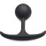 Черная анальная пробка с утяжелением Premium Silicone 3.9 Weighted Round Plug - 9,9 см. - Черная анальная пробка с утяжелением Premium Silicone 3.9 Weighted Round Plug - 9,9 см.