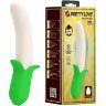Силиконовый вибратор Banana Knight - 19,5 см.