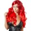 Ярко-красный парик с волнистыми волосами  Цена 6 185 руб. - Ярко-красный парик с волнистыми волосами