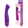Фиолетовый силиконовый вибратор Cosmo с 20 режимами вибрации - 15,5 см.