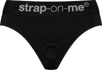 Черные трусики для насадок Heroine Lingerie Harness - size L