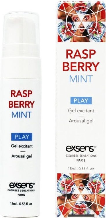 Возбуждающий гель Raspberry Mint с ароматом малины и мяты - 15 мл.