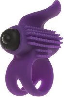 Эрекционное кольцо с подхватом мошонки и стимуляцией клитора Bullet Lastic Ring