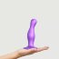Фиолетовая насадка Strap-On-Me Dildo Plug Curvy size M - Фиолетовая насадка Strap-On-Me Dildo Plug Curvy size M