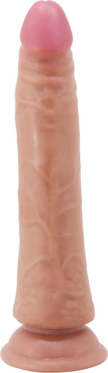 Карамельный фаллоимитатор с эффектом скользящей кожи Kable - 21 см.