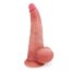 Телесный реалистичный фаллоимитатор с присоской - 30 см. - Телесный реалистичный фаллоимитатор с присоской - 30 см.