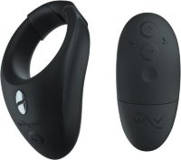 Черное эрекционное кольцо для ношения We-Vibe Bond