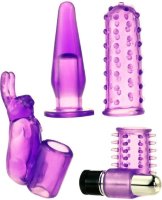 Фиолетовый вибронабор Foreplay Couples Kit