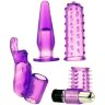 Фиолетовый вибронабор Foreplay Couples Kit