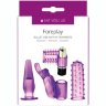 Фиолетовый вибронабор Foreplay Couples Kit