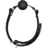 Черный кляп-шарик BALL GAG DIAMOND