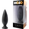 Черная большая анальная пробка Mojo - 11 см.