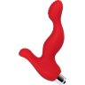 Красный силиконовый вибростимулятор простаты Proman - 12,5 см.