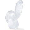 Прозрачный фаллоимитатор-реалистик Sparkle - 16,5 см.
