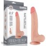 Телесный фаллоимитатор 8.5 Sliding Skin Dual Layer Dong - 20 см.