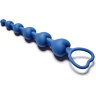 Синяя анальная цепочка Love Beam - 19 см.