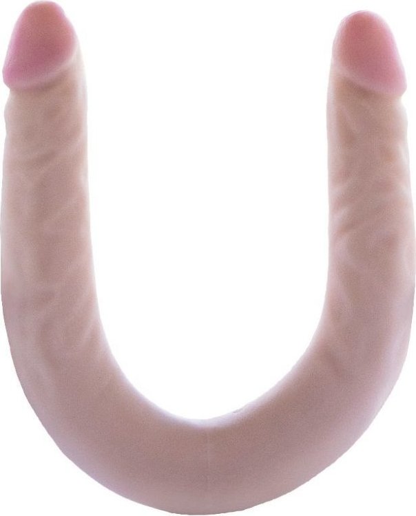 Двусторонний фаллоимитатор FORM KEEP - 42,6 см.