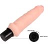 Вибратор телесного цвета Realistic Cock Vibe - 15,5 см.