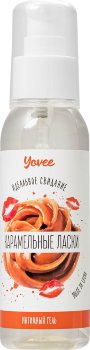 Съедобная гель-смазка Yovee «Карамельные ласки» с Д-пантенолом и вкусом Dulce de Leche - 100 мл.