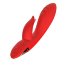 Красный вибратор-кролик 5’’ Silicone Kissing - 20,2 см. - Красный вибратор-кролик 5’’ Silicone Kissing - 20,2 см.