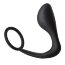 Черное эрекционное кольцо с анальной пробкой Anal Plug With Cockring - Черное эрекционное кольцо с анальной пробкой Anal Plug With Cockring