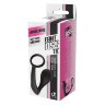 Черное эрекционное кольцо с анальной пробкой Anal Plug With Cockring