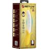 Силиконовый вибратор Banana Geek - 19,5 см.