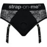 Черные трусики для насадок Diva Lingerie Harness - size S