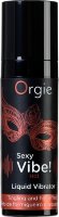 Разогревающий гель для массажа ORGIE Sexy Vibe Hot с эффектом вибрации - 15 мл.