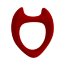 Красное эрекционное кольцо Toro L - Красное эрекционное кольцо Toro L