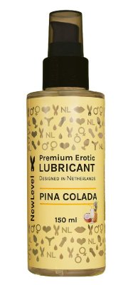 Ароматизированный лубрикант на водной основе NewLevel Pina Colada - 150 мл.  Цена 1 275 руб. Лубрикант на водной основе со вкусом Pina Colada. Гипоаллергенный состав на водной основе, PH-4 естественный для микрофлоры, пантенол стимулирует заживление микротрещин, гиалуроновая кислота, алое вера, ромашка, аллантоин обеспечат увлажнение, обладают противовоспалительным эффектом и стимулируют обновление клеток. Флакон с дозатором. Вода, Пропиленгликоль, Глицерин, Гидроэтилциллюлоза, Феноксиэтанол, Этилгексилглицерин, Лимонная кислота, Цитрат натрия, Гиалуроновая кислота, Пантенол, Гель алоэ вера, Экстракт ромашки, Аллантоин. Страна: Россия. Объем: 150 мл.