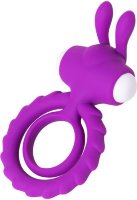 Фиолетовое эрекционное кольцо на пенис JOS GOOD BUNNY