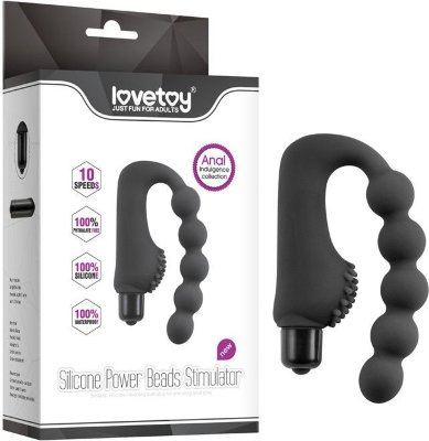 Анальный стимулятор Power Beads  Цена 3 137 руб. Длина: 22 см. Диаметр: 1.9 см. Благодаря своим небольшим размерам и ограничительному основанию эта игрушка идеальна для анальных ласк. Упругая, приятная на ощупь, с интересным рельефом… она способна чувственно проникать и сладко заполнять анус. Рабочая длина - 11,4 см. Страна: Китай. Материал: силикон. Батарейки: 1 шт., тип AAA.