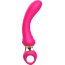 Розовый изогнутый вибромассажер Moon Vibrator - 21,1 см. - Розовый изогнутый вибромассажер Moon Vibrator - 21,1 см.