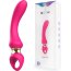 Розовый изогнутый вибромассажер Moon Vibrator - 21,1 см. - Розовый изогнутый вибромассажер Moon Vibrator - 21,1 см.